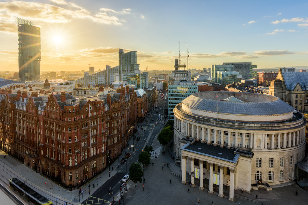 Manchester Skyline - Central Library