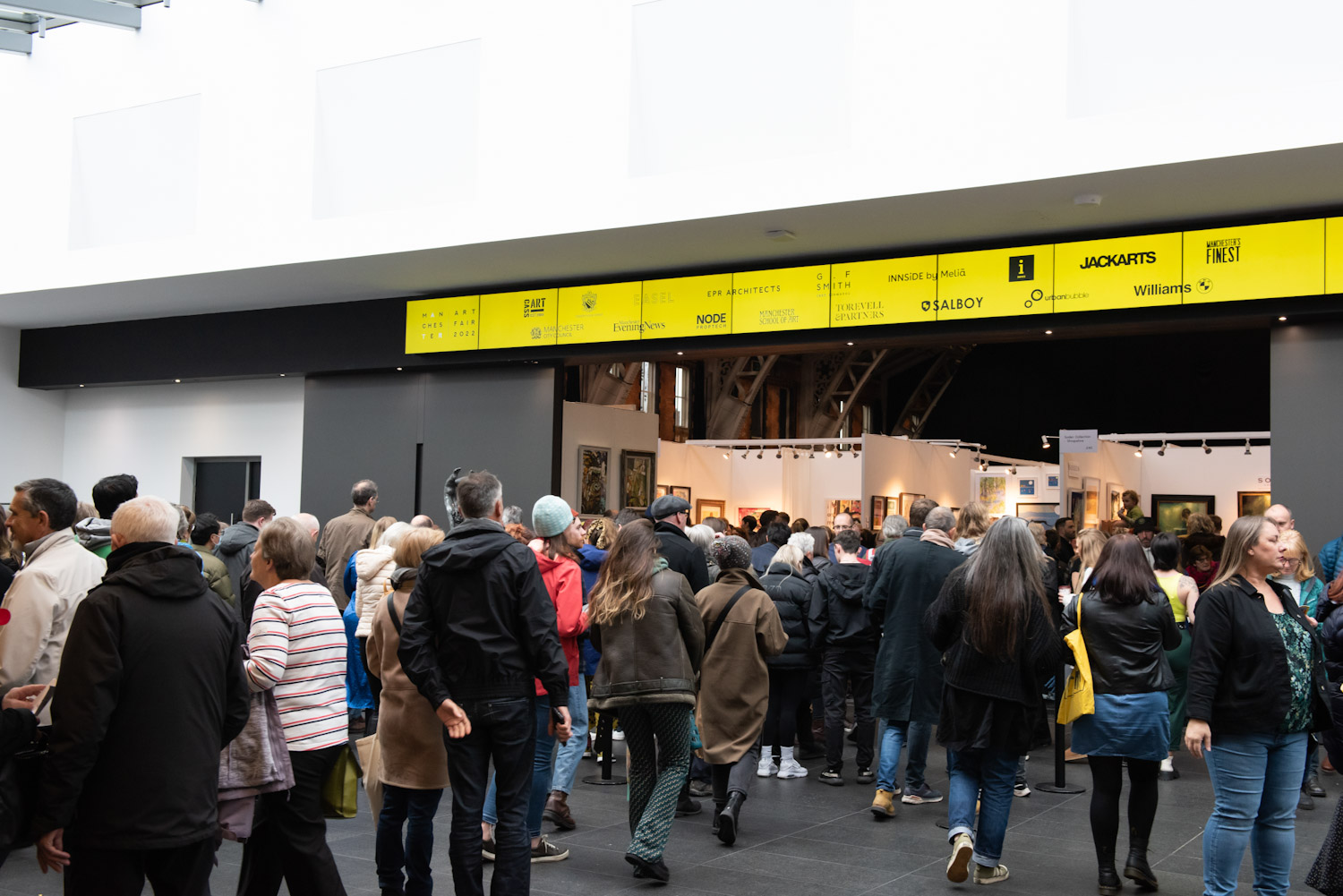 Art Fair - People entering via Central Foyer