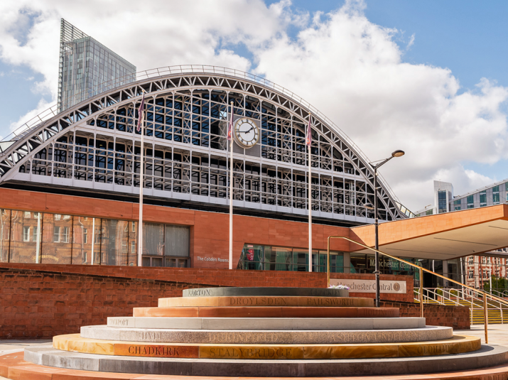 Manchester Central venue from the outside