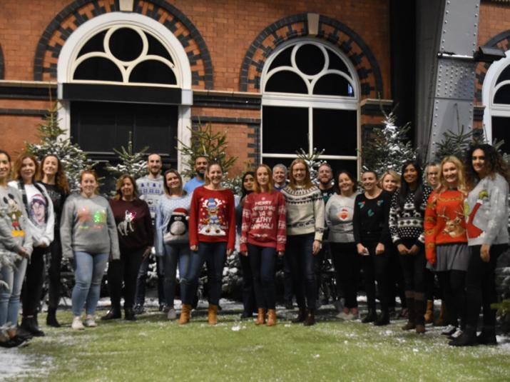 Christmas Jumper Day - staff wearing jumpers