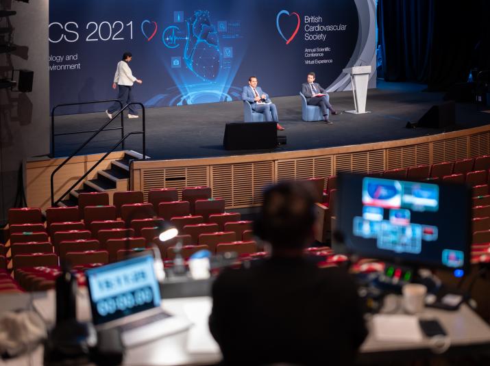 British Cardiovascular Conference streaming from the Auditorium