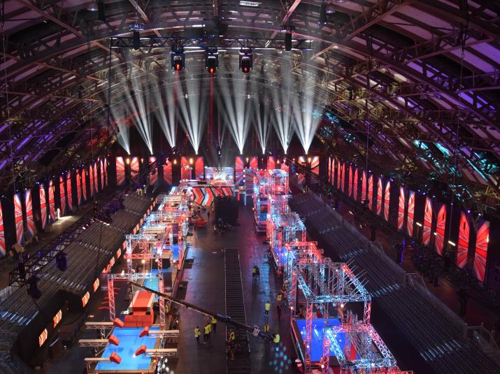 Ninja Warrior TV Set in Central Hall