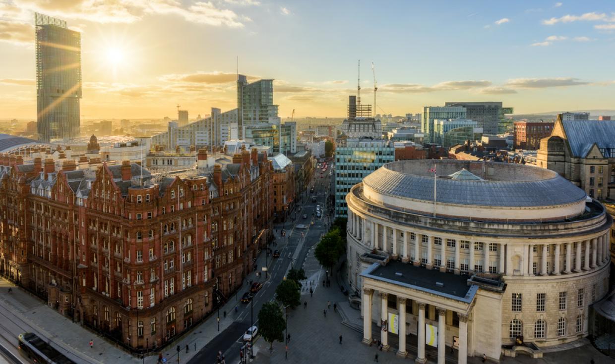 Manchester Skyline - Central Library