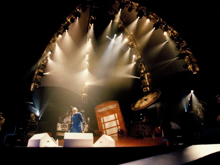 Oasis performing in Central Hall