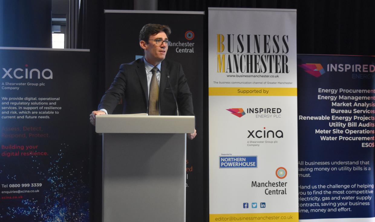 Business Manchester Launch Event - Andy Burnham
