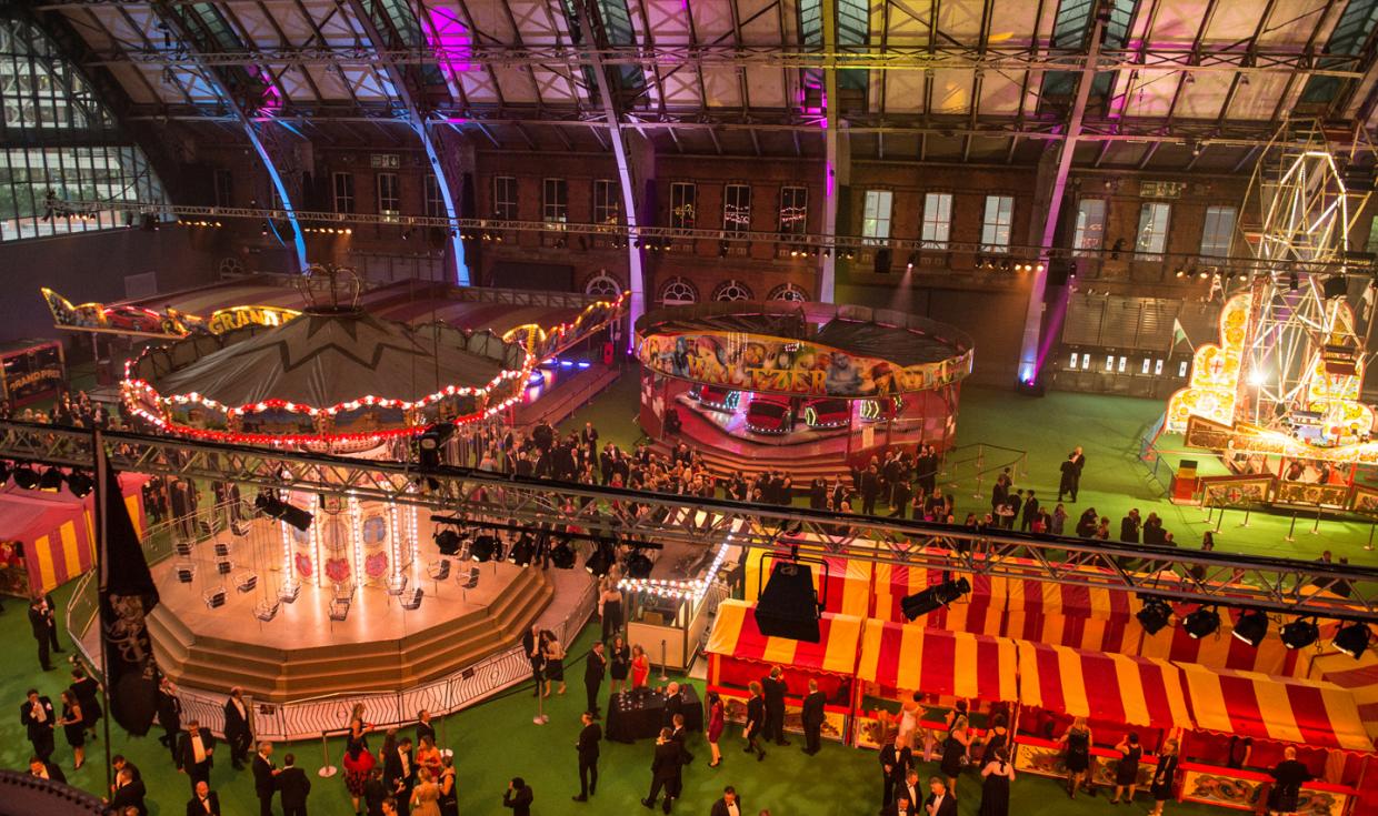 CRTG Charity Awards Dinner 2013 Fairground - central hall