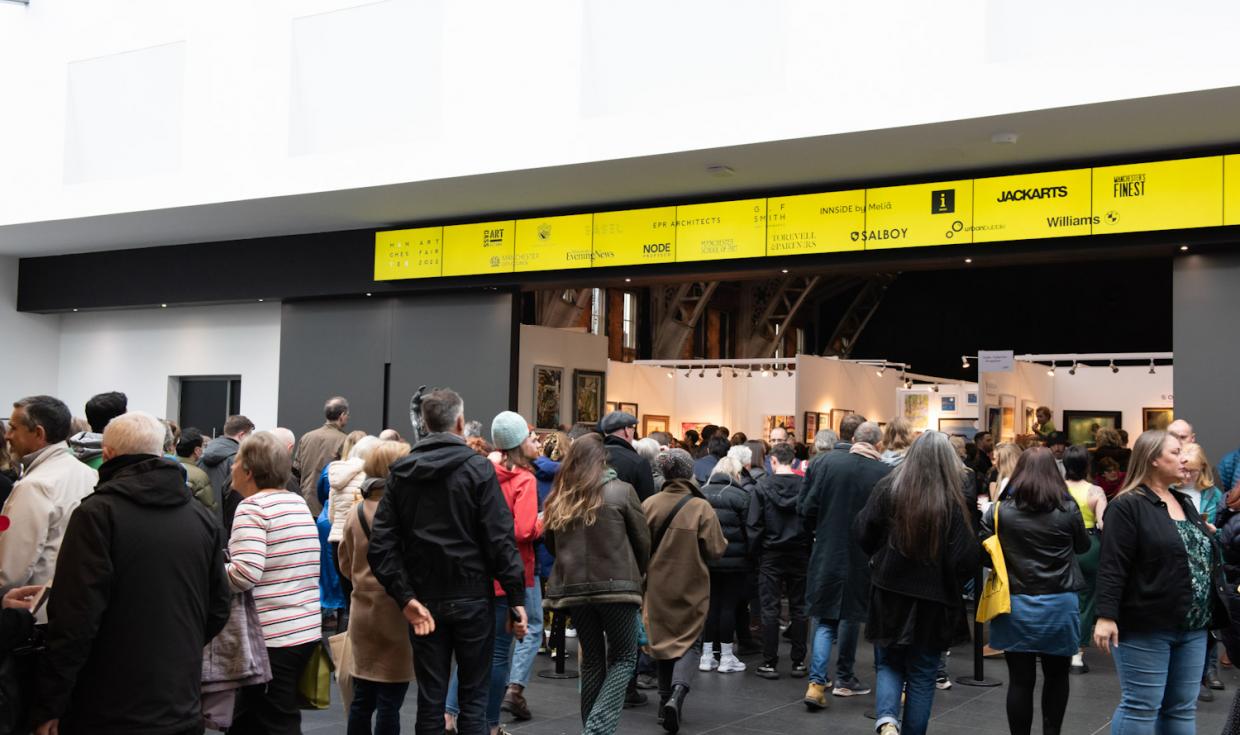 Art Fair - People entering via Central Foyer